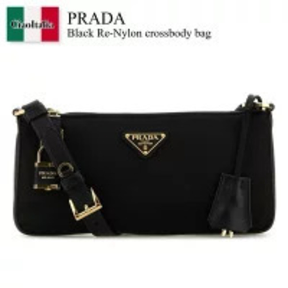 Prada Bag Black Re Crossbody Shoulder Pouch
